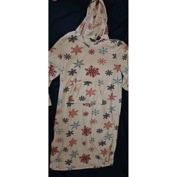 Snowflake Dress Winter White  XL - Picture 1 of 6